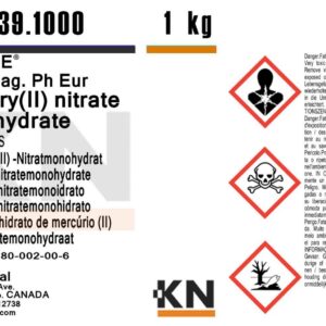 نیترات جیوه یک آبه