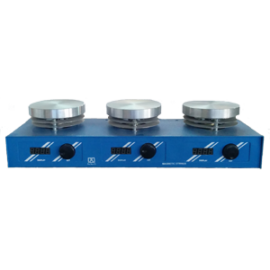 همزن مغناطیسی دیجیتالی 3 خانه با هات پلیت - پارس آزما