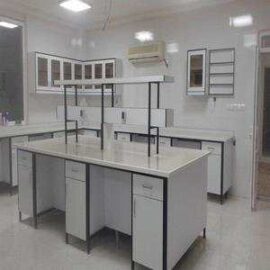 شلف دو طبقه سکوی وسط جنس PVC