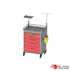 ترالی اورژانس استیل PTR44 راد طب