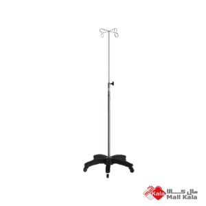 پایه سرم کفی پلاستیکی با بدنه استیل PHK29 راد طب