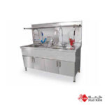 سینک ابزار شوی سه مرحله ای PSK35 راد طب