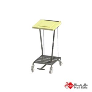 ترالی حمل ملحفه درب دار 115 لیتری PTR57 راد طب