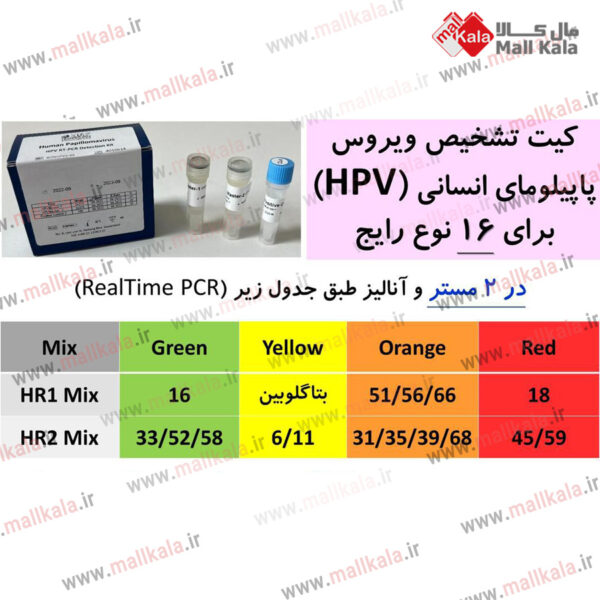 کیت تشخیص ویروس پاپیلومای انسانی(HPV)